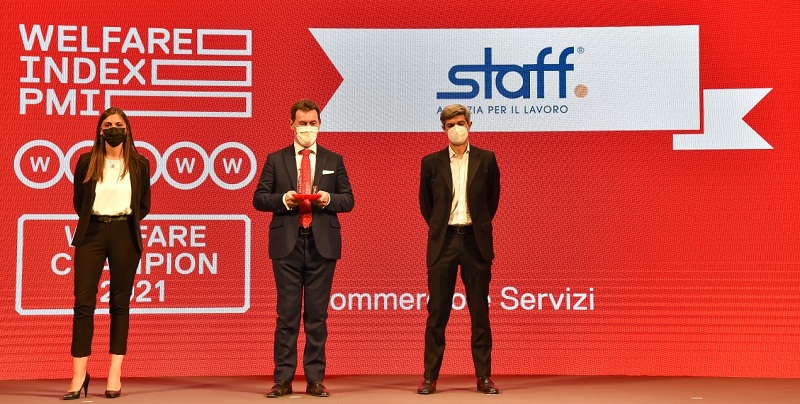 Staff è Welfare Champion 2021 per il terzo anno consecutivo