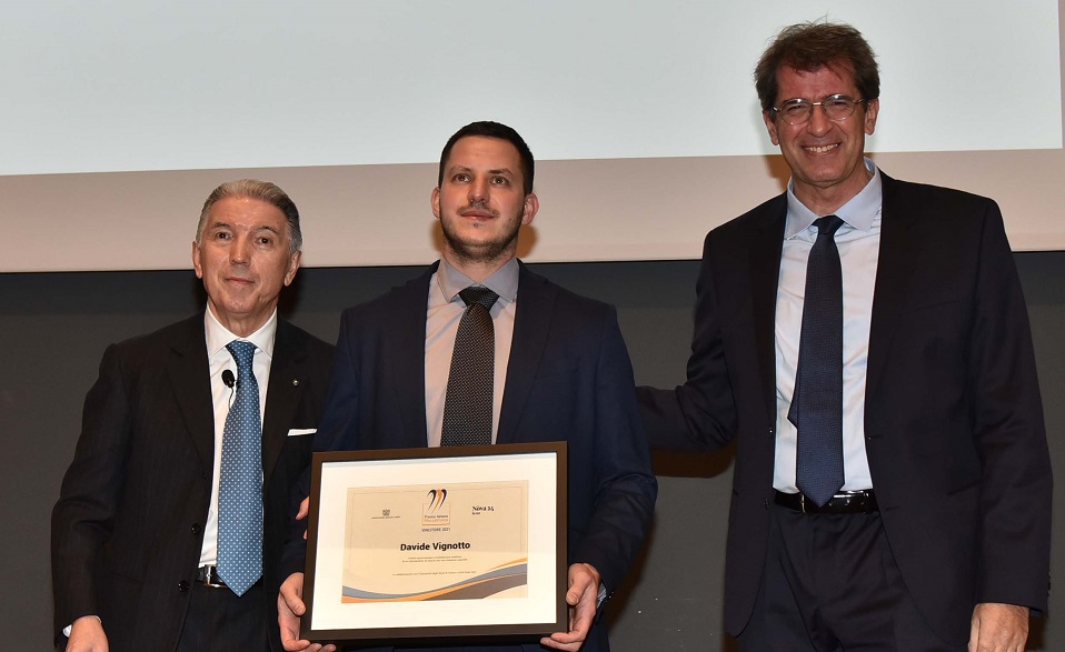 A Davide Vignotto il Premio Italiano Meccatronica 2021 di Unindustria Reggio Emilia