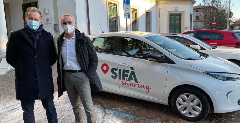 SIFÀ Sharing: inaugurato a Udine il servizio di car sharing elettrico targato SIFÀ