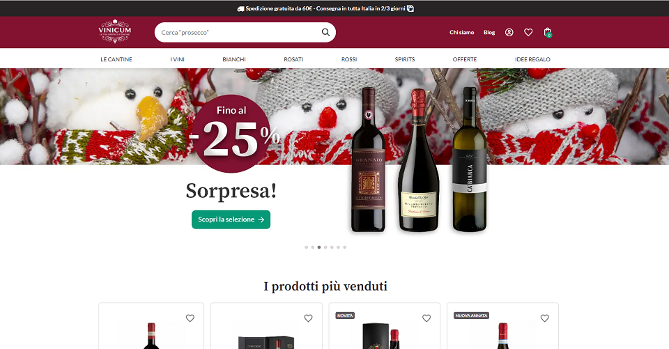 Vinicum: l’ecommerce di Gruppo Italiano Vini si rinnova