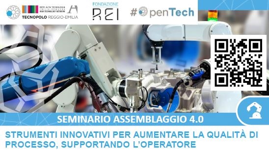 Assemblaggio 4.0 - Strumenti innovativi per aumentare la qualità di processo, supportando l’operatore 19 maggio 2022