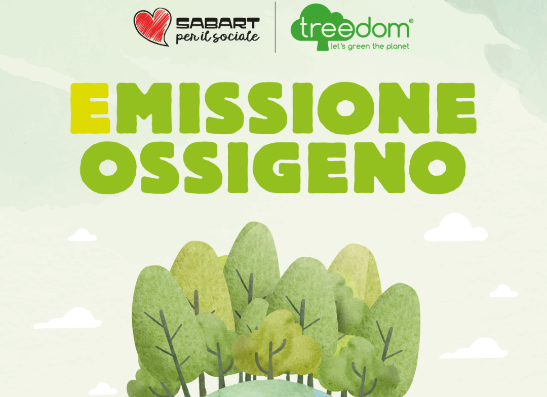 Natale 2022: Sabart rinnova l’impegno per la sostenibilità con il progetto “Emissione Ossigeno” insieme a Treedom
