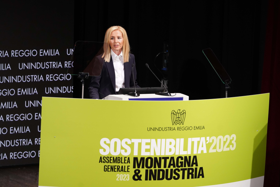 Assemblea Generale 2023 -  Relazione della Presidente di Unindustria Reggio Emilia Roberta Anceschi