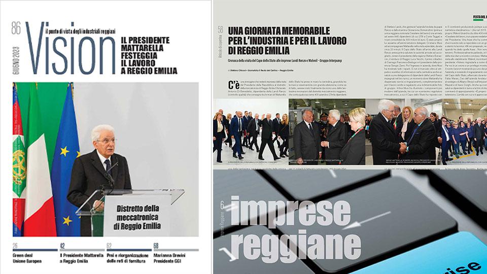 Vision: in distribuzione il numero di giugno. Inizia la raccolta di news dalle imprese