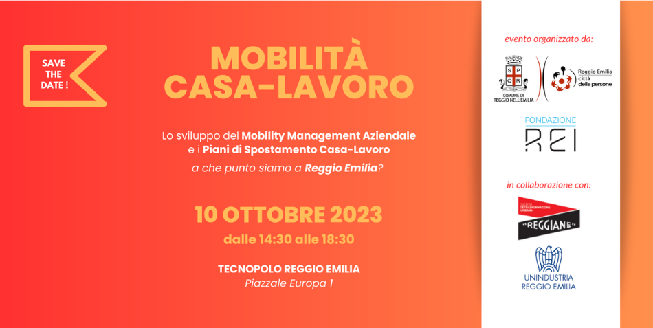 Mobilità casa-lavoro: convegno 10 ottobre 2023
