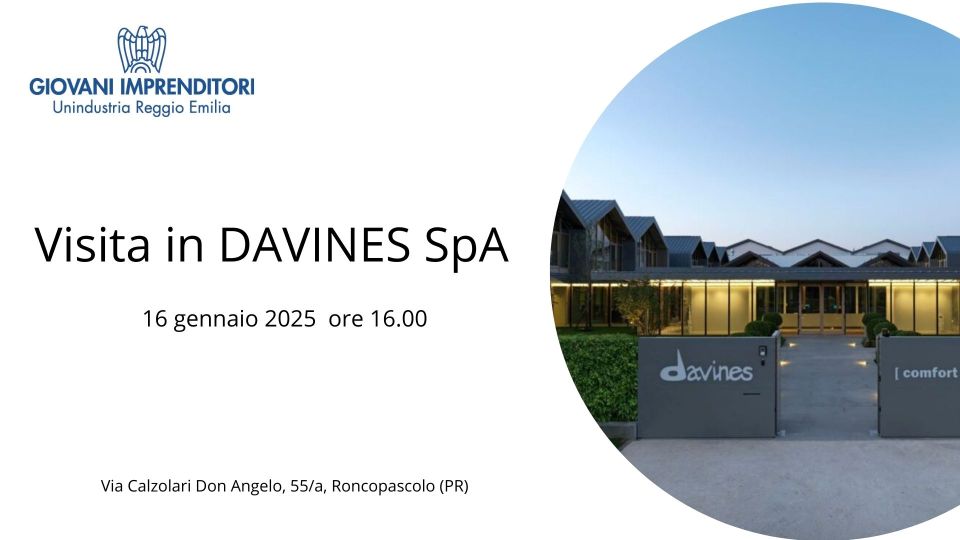 Visita in DAVINES Spa